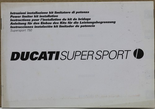 Libretto ducati super sport - ducati,